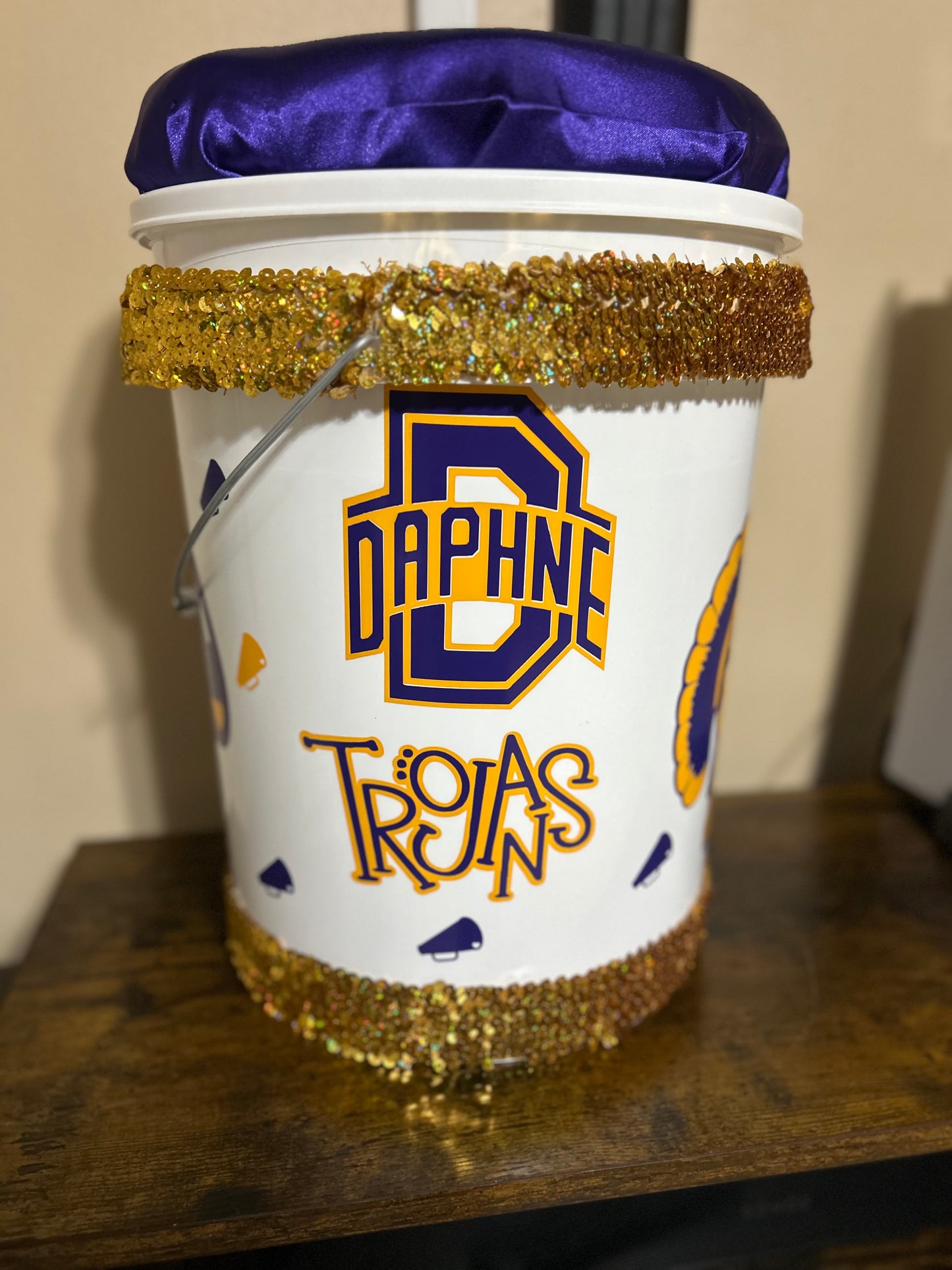 Personalized Cheer Bucket (5 gallon)