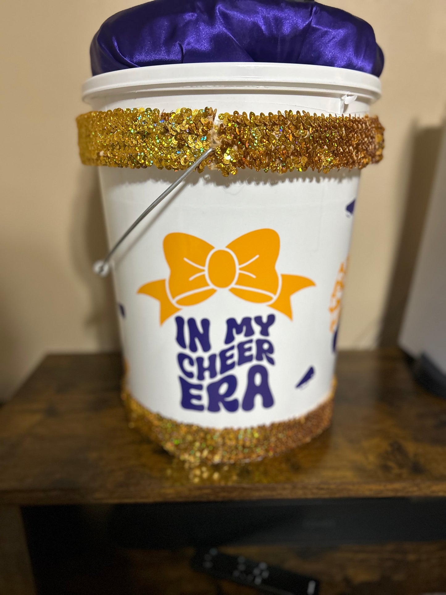 Personalized Cheer Bucket (5 gallon)