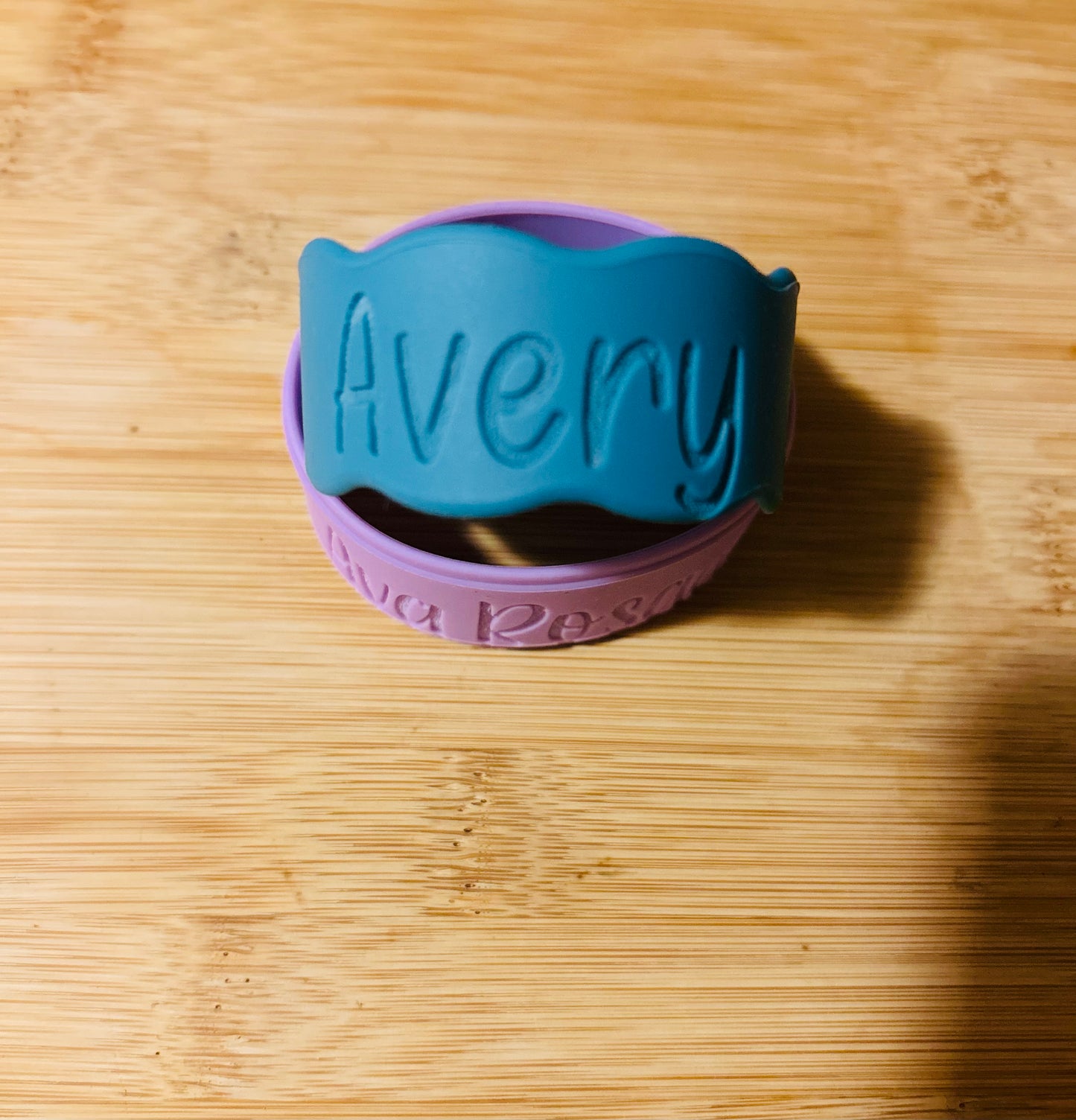 Engraved Silicone bottle bands