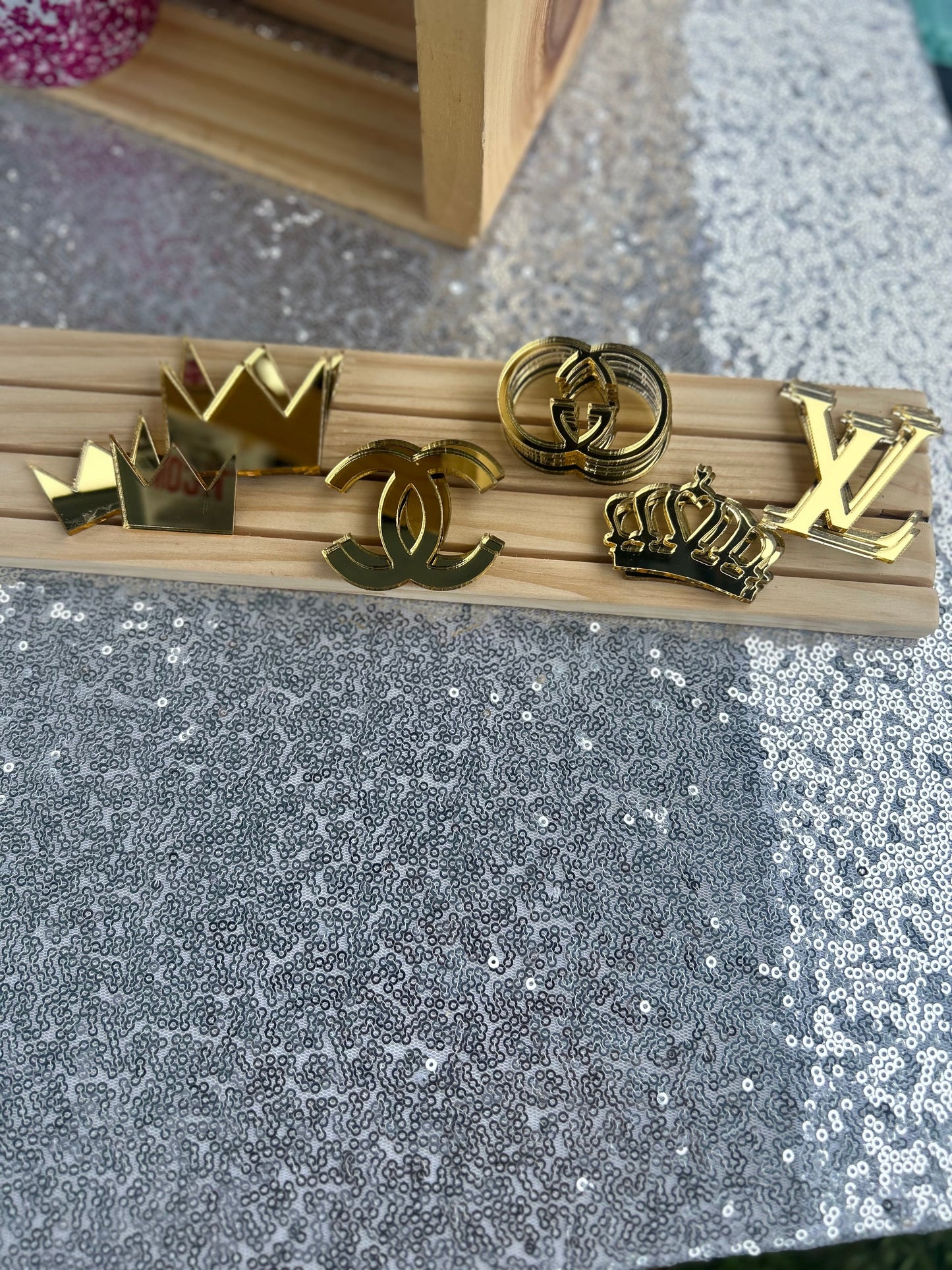 Custom Acrylic Cupcake Toppers