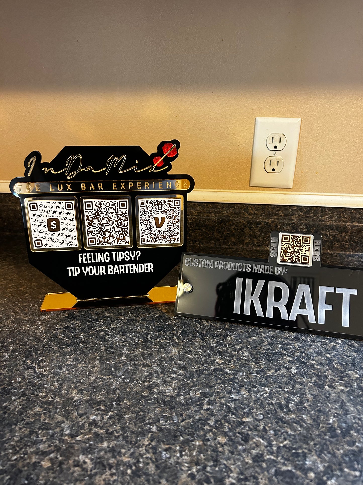Custom Scan to Pay Sign (3 QR Codes)