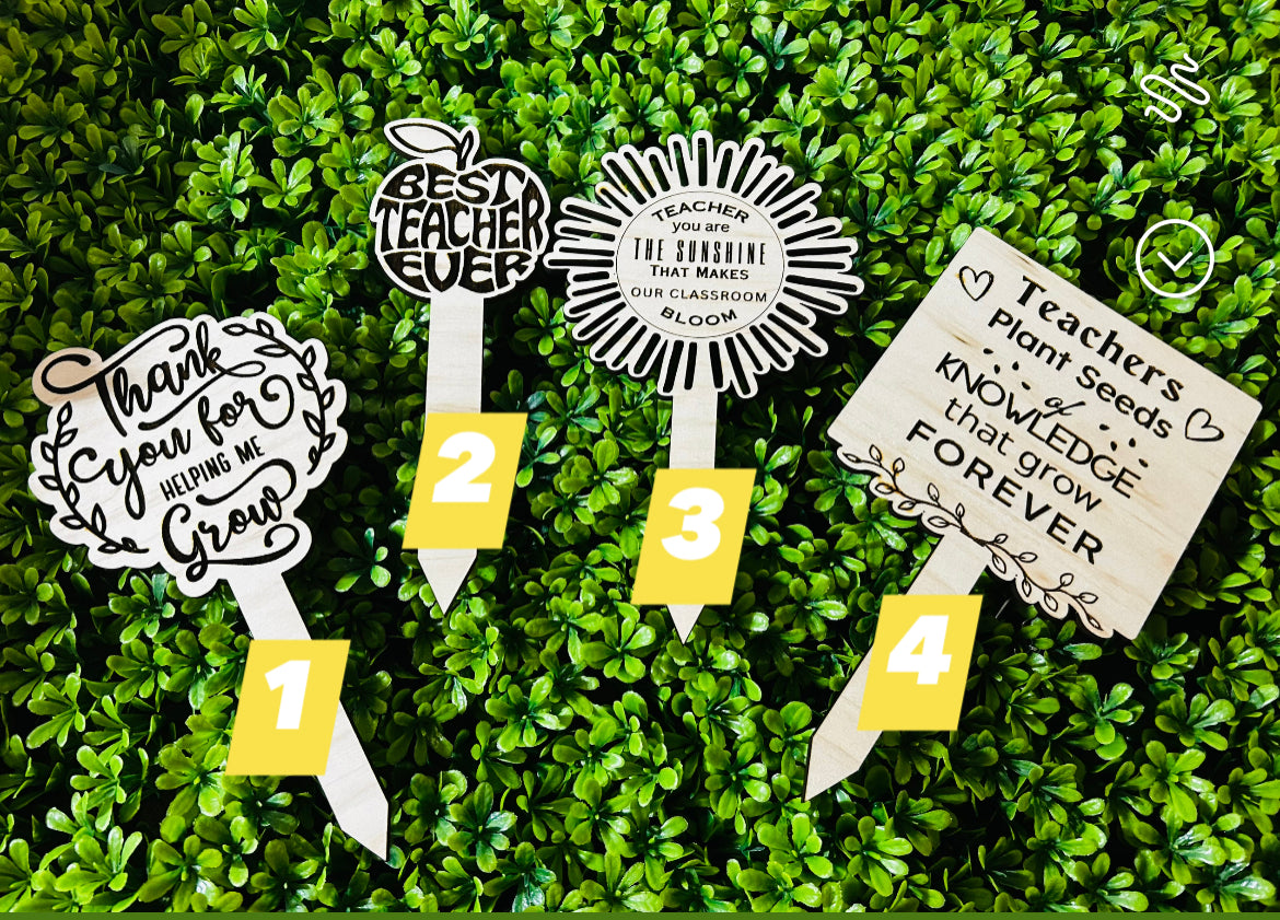 Teacher Bouquet Stick