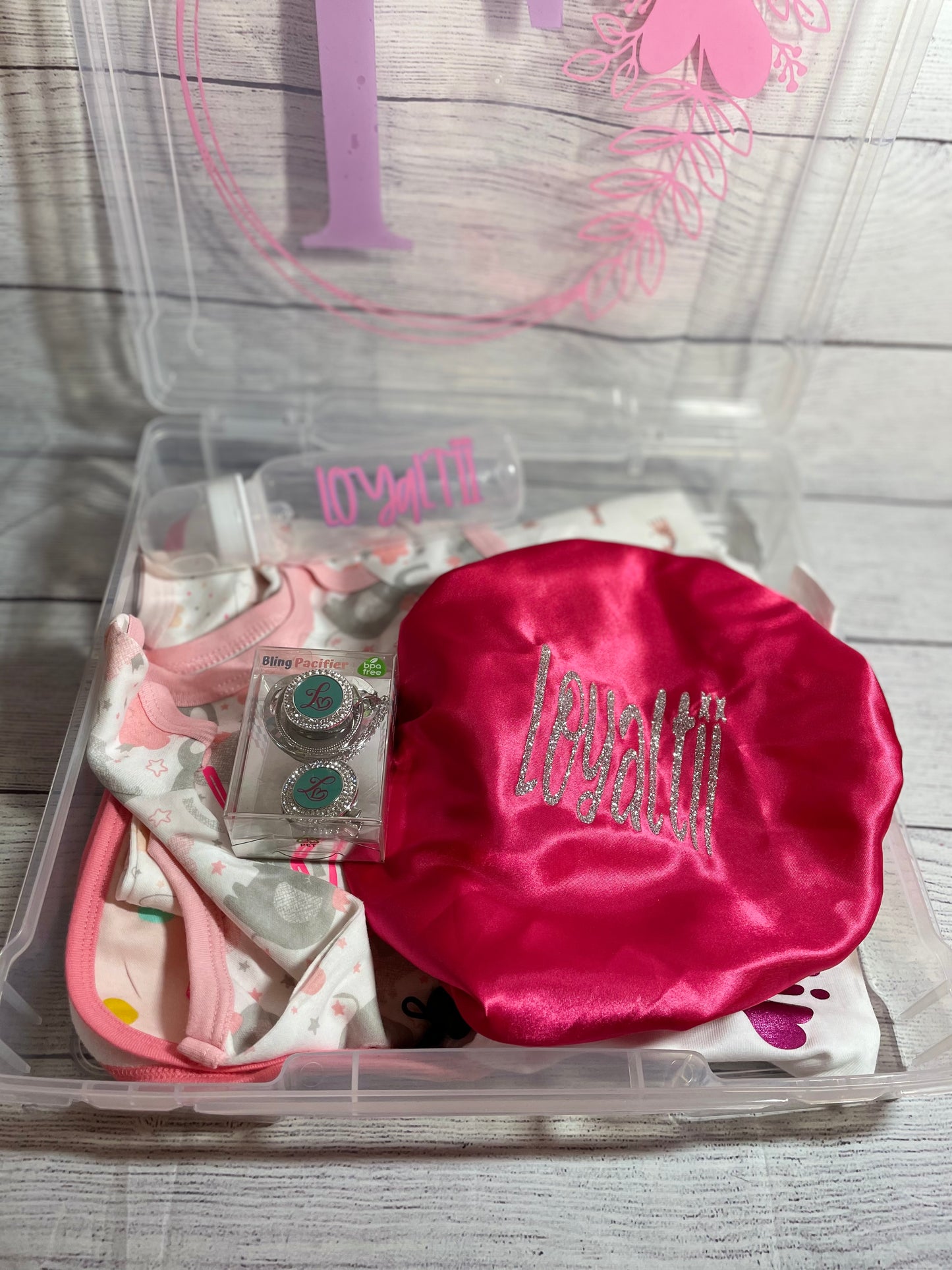 Deluxe Personalized Baby Box