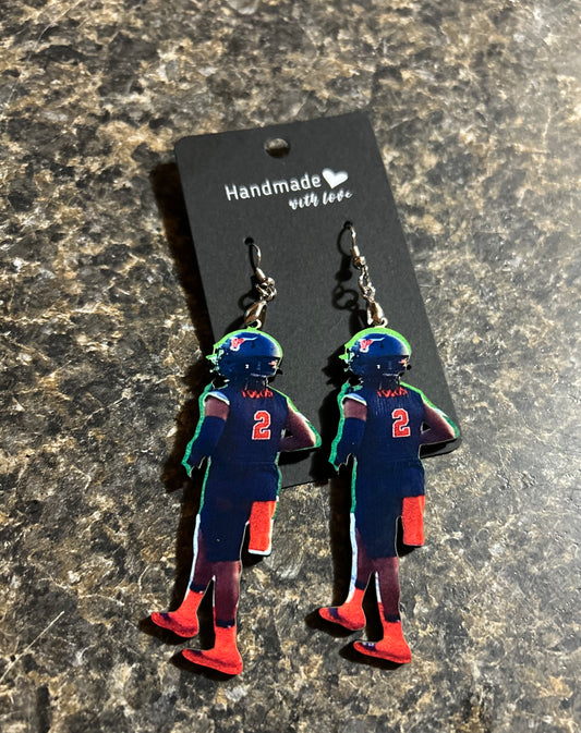 Player Photo Earrings