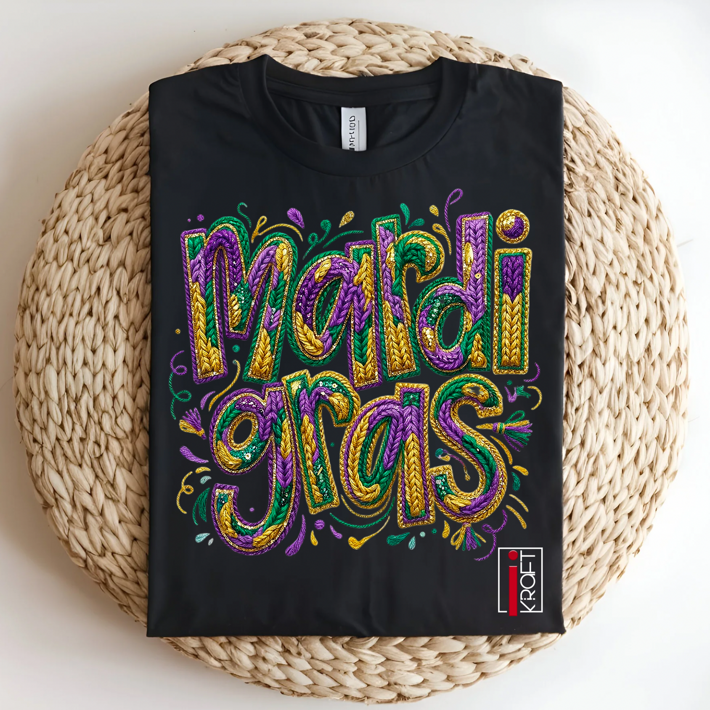Mardi Gras Faux Yarn