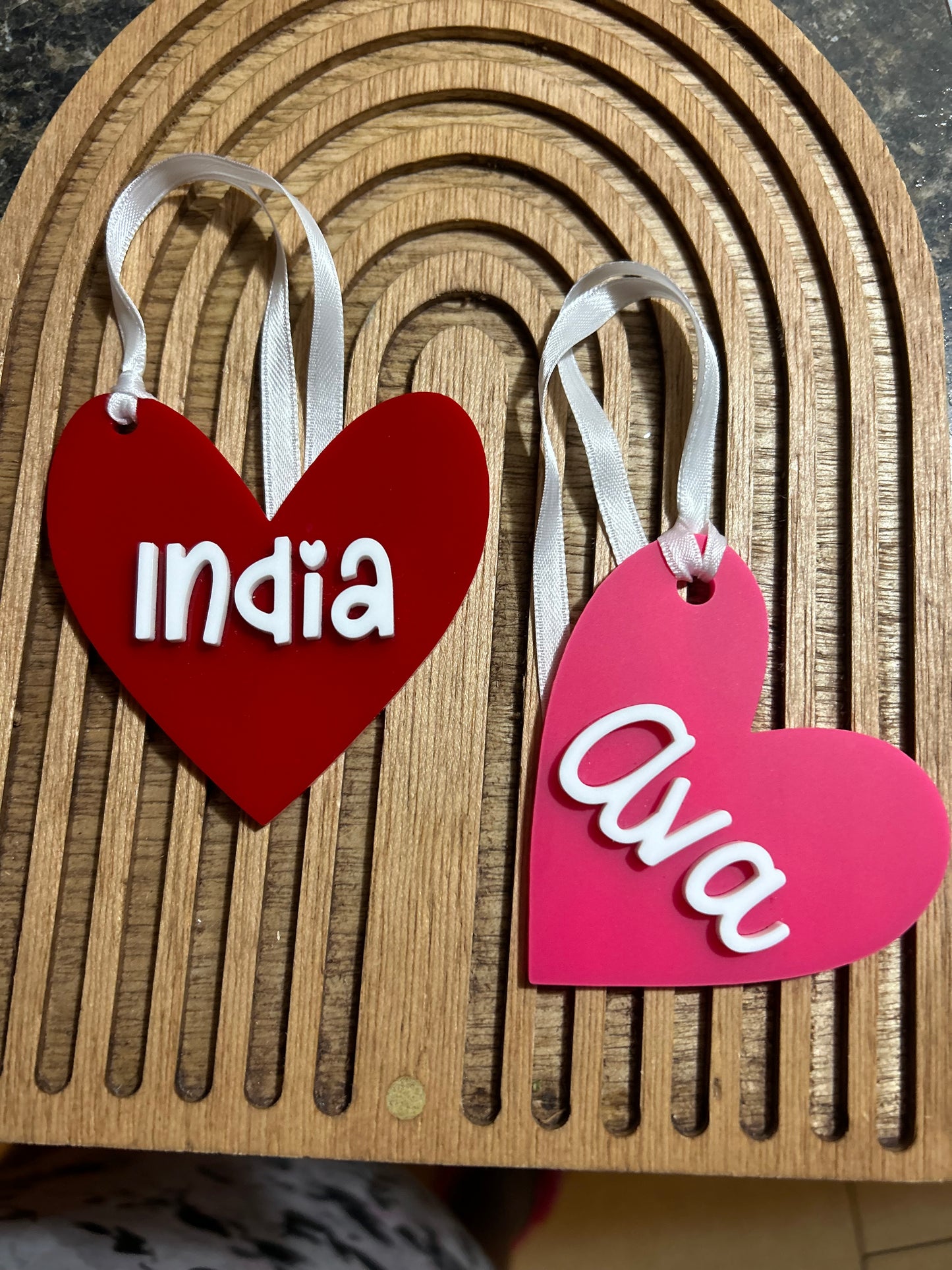 Valentine’s Acrylic Tag