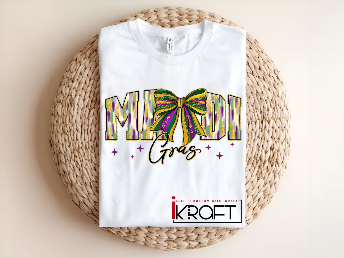 Mardi Gras Coquette Bow