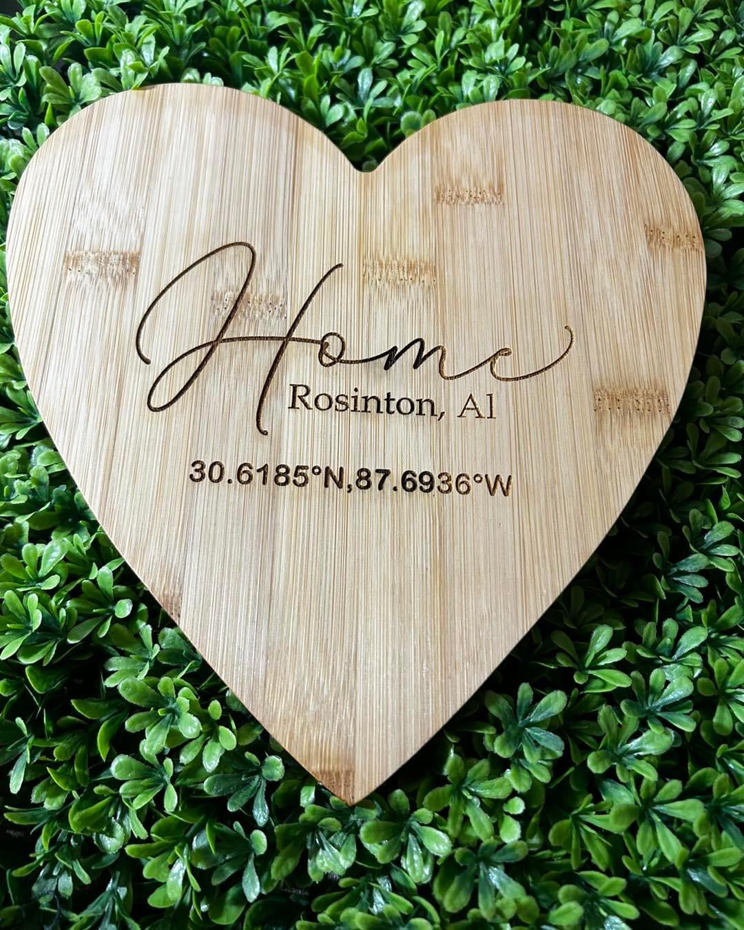 Small Engraved Cheese Board