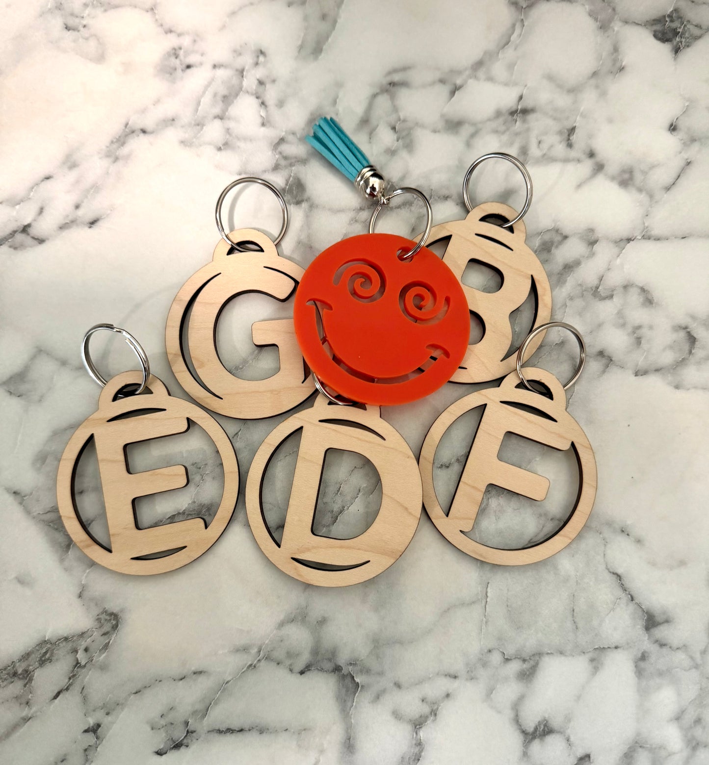 Letter Keychains