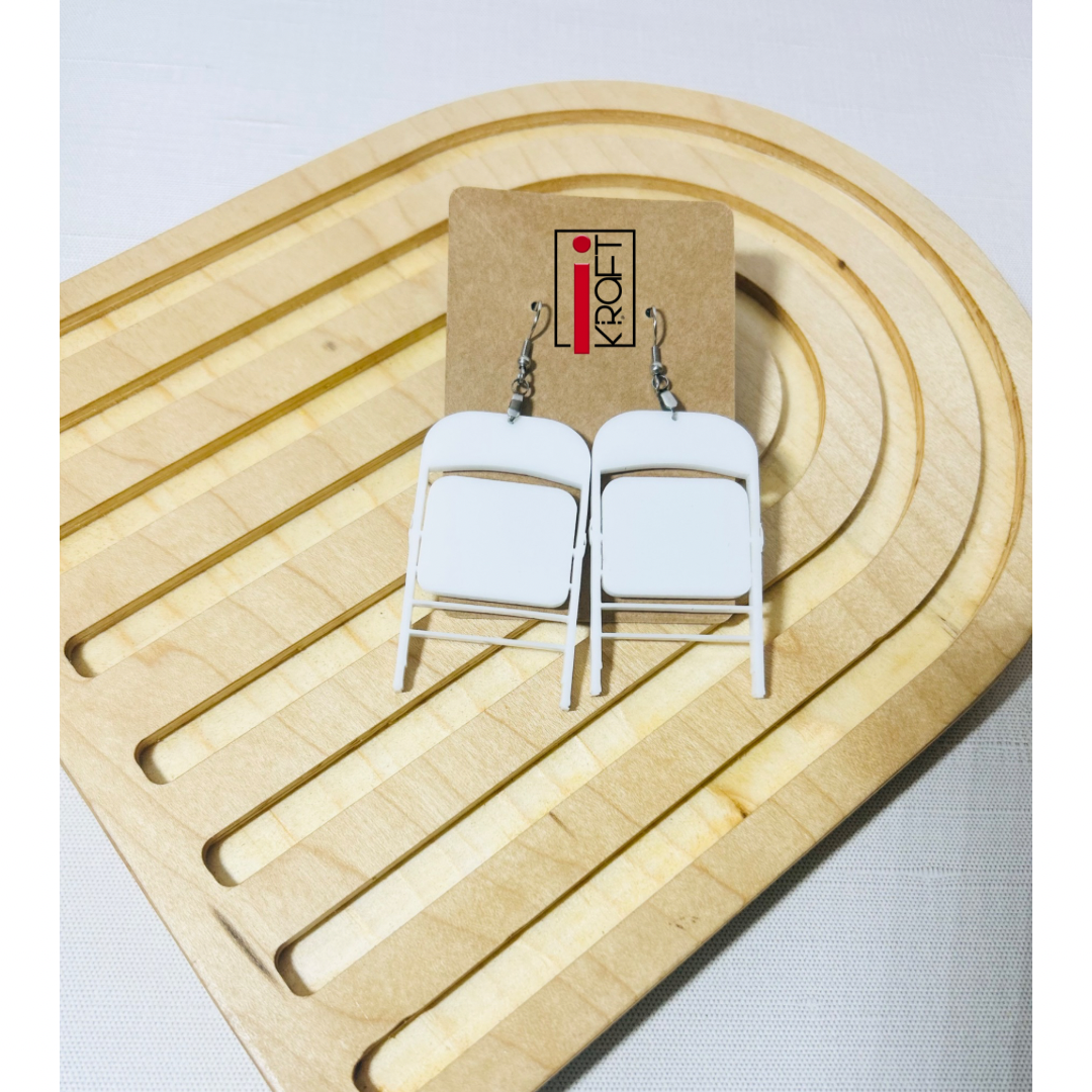 Classic Folding Chair Earrings