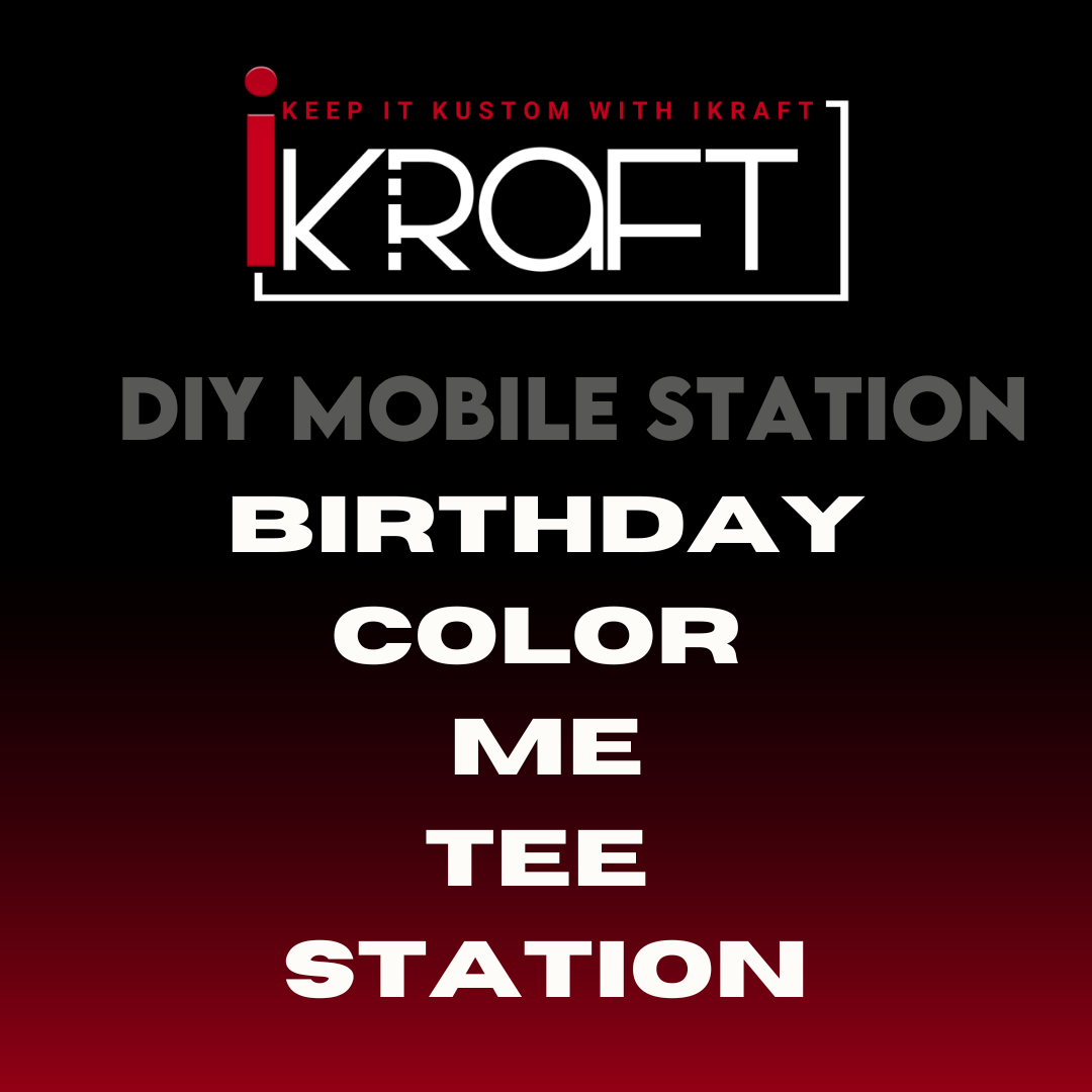 DIY Birthday Color Me Tee Station