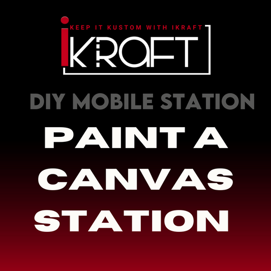 DIY Paint a Canvas Station