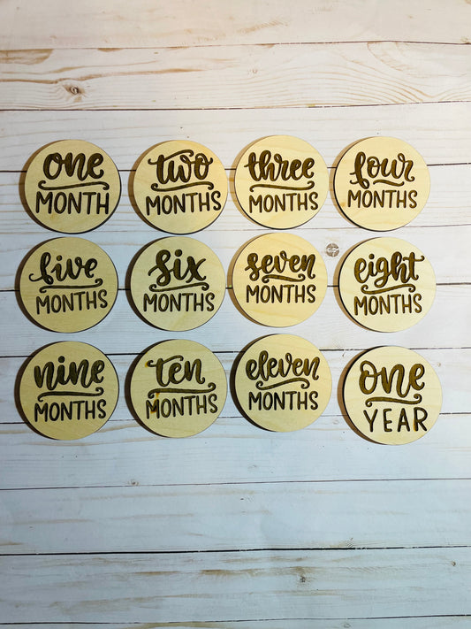 Baby Engraved Milestone Markers