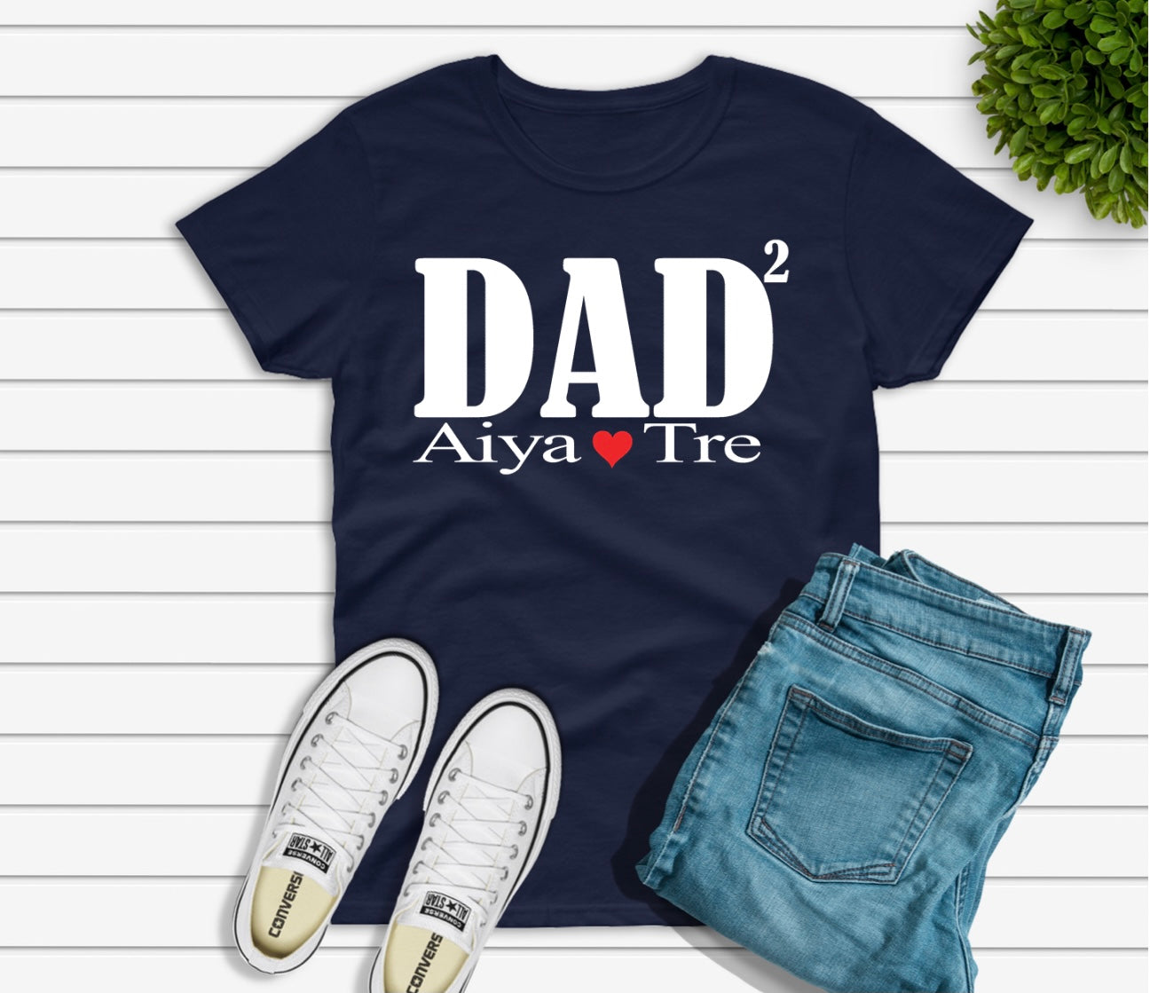 Custom Dad Powered Tee