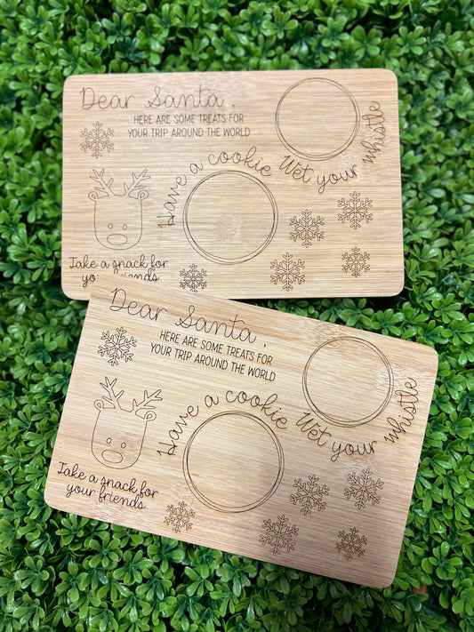 Engraved Santa Board